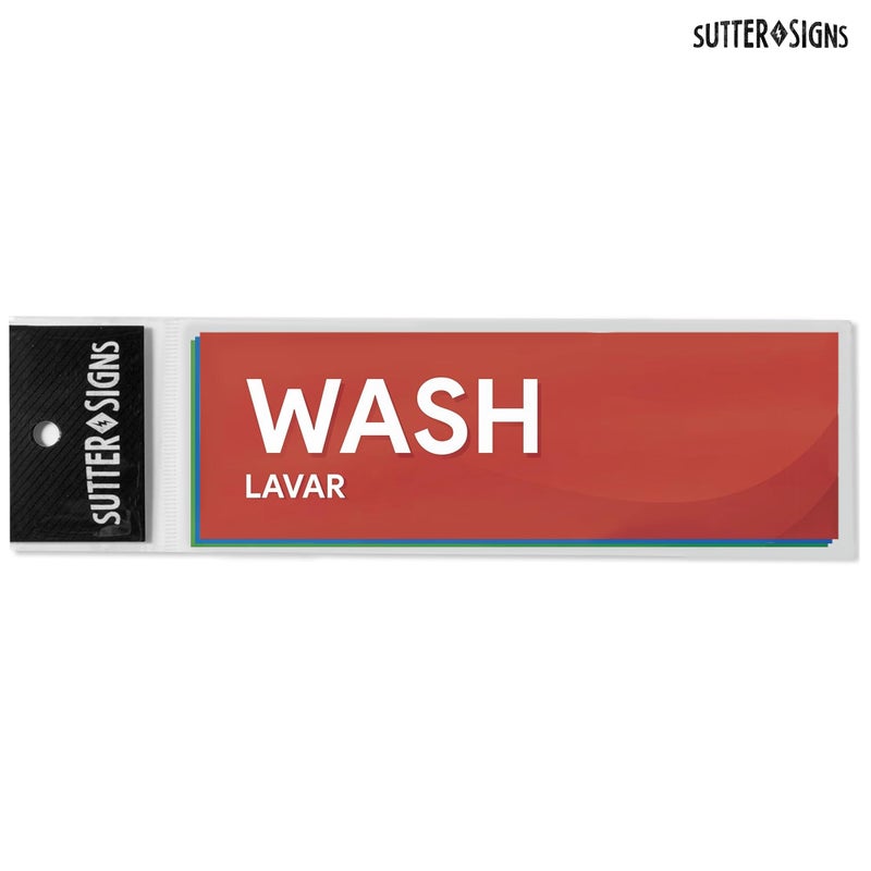 Sutter Signs Wash Rinse Sanitize Sink Labels | 3 Compartment Sink Sticker Signs for Food Truck, Restaurant, and Kitchen Food Safety - Image 4
